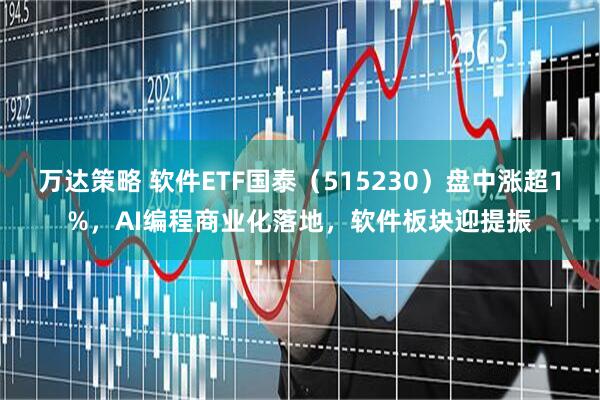 万达策略 软件ETF国泰（515230）盘中涨超1%，AI编程商业化落地，软件板块迎提振