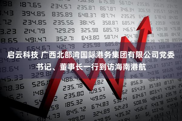 启云科技 广西北部湾国际港务集团有限公司党委书记、董事长一行到访海南港航